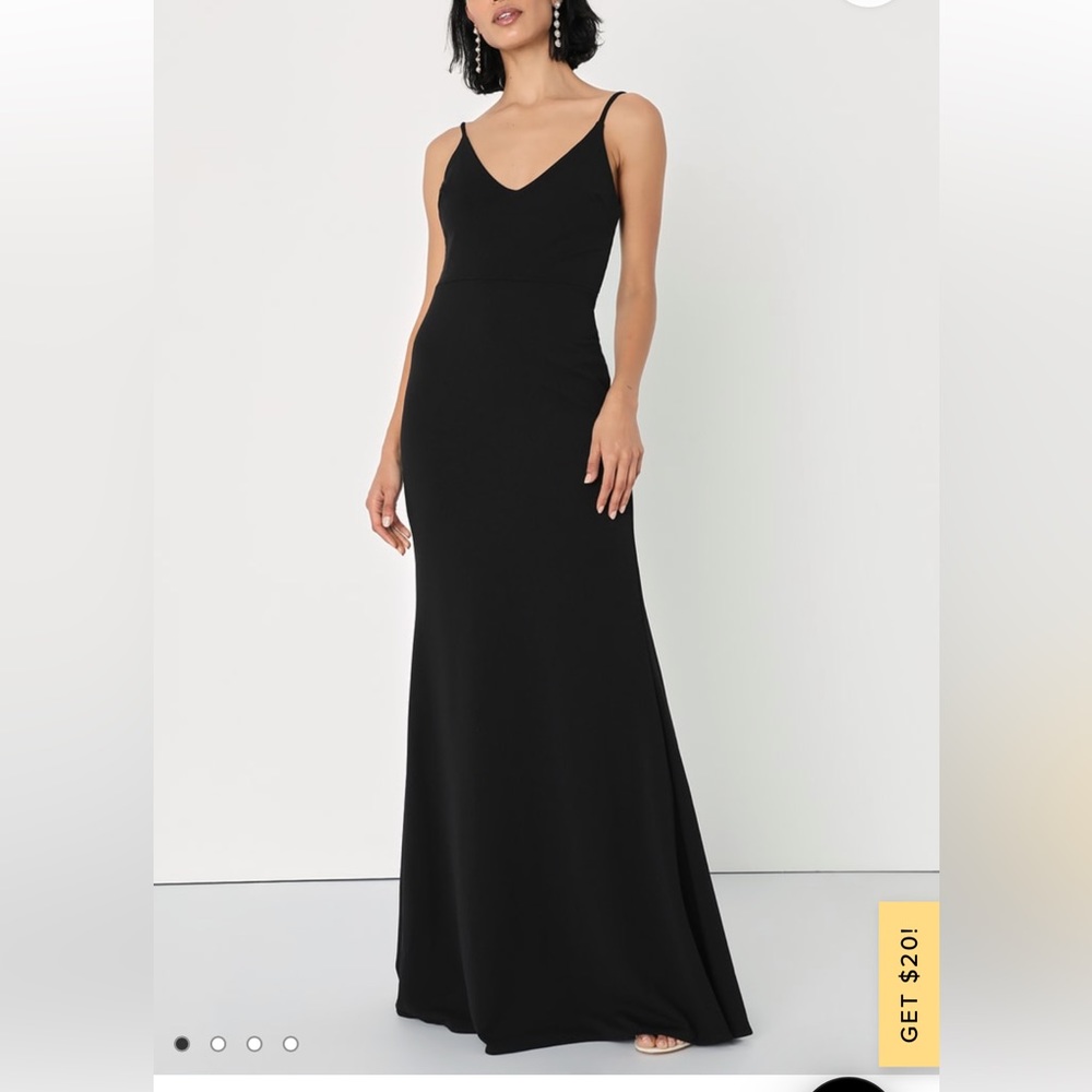 NWT Black gown